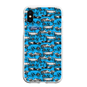 Чехол для iPhone XS Max матовый с принтом Ford (ретро) в городе Новоалтайск, Силикон | Область печати: задняя сторона чехла, без боковых панелей | Тематика изображения на принте: auto | ford | sport | авто | автомобили | автомобиль | автомобильные | бренд | внедорожники | легковые | марка | пикапы | ретро | спорт | форд