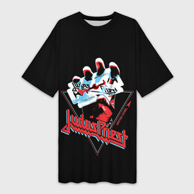 Платье-футболка 3D с принтом Judas Priest в городе Новоалтайск,  |  | Тематика изображения на принте: black | deep | heep | judas | led | metal | music | priest | purple | rock | sabbath | skull | uriah | zeppelin | блэк | гитара | группа | иуда | метал | музыка | рок | священник | череп | электрогитара