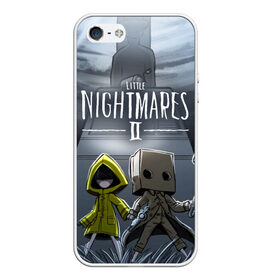 Чехол для iPhone 5/5S матовый с принтом LITTLE NIGHTMARES 2 в городе Новоалтайск, Силикон | Область печати: задняя сторона чехла, без боковых панелей | little nightmares | little nightmares 2 | six | игры | комиксы | шестая