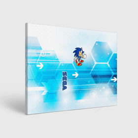 Холст прямоугольный с принтом SONIC (S) в городе Новоалтайск, 100% ПВХ |  | metal sonic | silver | sonic | sonic boom | ёж сонник | соник