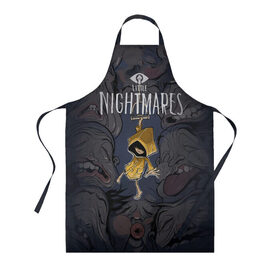 Фартук 3D с принтом Little nightmares в городе Новоалтайск, 100% полиэстер | общий размер — 65 х 85 см, ширина нагрудника — 26 см, горловина — 53 см, длина завязок — 54 см, общий обхват в поясе — 173 см. Принт на завязках и на горловине наносится с двух сторон, на основной части фартука — только с внешней стороны | девочка | игра | корабль | монстр | существа | шестая
