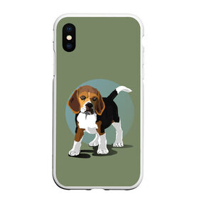 Чехол для iPhone XS Max матовый с принтом Маленький Щенок в городе Новоалтайск, Силикон | Область печати: задняя сторона чехла, без боковых панелей | графика | друг | дружочек | животное | природа | рисунок | собака | щенок | щеночек