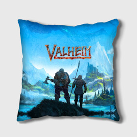 Подушка 3D с принтом Valheim в городе Новоалтайск, наволочка – 100% полиэстер, наполнитель – холлофайбер (легкий наполнитель, не вызывает аллергию). | состоит из подушки и наволочки. Наволочка на молнии, легко снимается для стирки | asgard | axe | games | gods | loki | odin | spear | steam | thor | valheim | vikings | war | асгард | боги | вальхейм | викинги | война | игры | копье | локи | один | стим | топор | тор