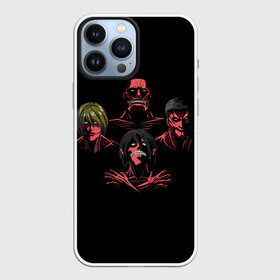 Чехол для iPhone 13 Pro Max с принтом Titan Rhapsody в городе Новоалтайск,  |  | Тематика изображения на принте: anime | attack | kyojin | manga | no | of | on | rock | scorpions | shingeki | tegunvteg | titan | titans | аниме | армин | атака | бертольд | колосс | колоссальный | манга | микаса | музыка | райнер | рапсодия | рок | скорпион | скорпионс | титан