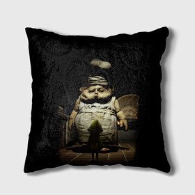 Подушка 3D с принтом Little Nightmares в городе Новоалтайск, наволочка – 100% полиэстер, наполнитель – холлофайбер (легкий наполнитель, не вызывает аллергию). | состоит из подушки и наволочки. Наволочка на молнии, легко снимается для стирки | games | little nightmares | доктор | игра | игрок | литл найтмерс | моно | охотник | повар | призрак | сказка | страшилка | страшный сон | хорор | хоррор | шестая