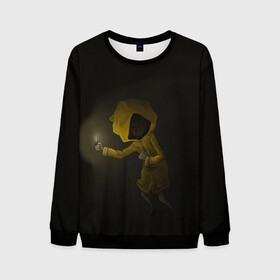 Мужской свитшот 3D с принтом Little Nightmares В Темноте в городе Новоалтайск, 100% полиэстер с мягким внутренним слоем | круглый вырез горловины, мягкая резинка на манжетах и поясе, свободная посадка по фигуре | games | little nightmares | доктор | игра | игрок | литл найтмерс | моно | охотник | повар | призрак | руки | сказка | страшилка | страшный сон | темнота | хорор | хоррор | шестая
