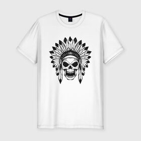 Мужская футболка хлопок Slim с принтом Skull в городе Новоалтайск, 92% хлопок, 8% лайкра | приталенный силуэт, круглый вырез ворота, длина до линии бедра, короткий рукав | art | body | bones | dead | drawing | face | graffiti | head | roses | skeleton | skul | skull | ад | арт | голова | граффити | зло | кости | лицо | металл | нарисованный | розы | рок | скелет | скул | скулл | три черепа | тьма