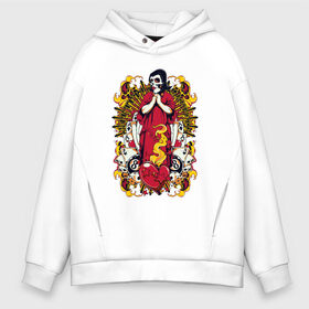 Мужское худи Oversize хлопок с принтом Skull ART в городе Новоалтайск, френч-терри — 70% хлопок, 30% полиэстер. Мягкий теплый начес внутри —100% хлопок | боковые карманы, эластичные манжеты и нижняя кромка, капюшон на магнитной кнопке | art | body | bones | dead | drawing | face | graffiti | head | roses | skeleton | skul | skull | ад | арт | голова | граффити | зло | кости | лицо | металл | нарисованный | розы | рок | скелет | скул | скулл | три черепа | тьма