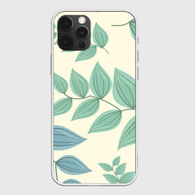Чехол для iPhone 12 Pro Max с принтом Цветы в городе Новоалтайск, Силикон |  | листья | минимализм | растение | цветы