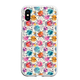 Чехол для iPhone XS Max матовый с принтом Love в городе Новоалтайск, Силикон | Область печати: задняя сторона чехла, без боковых панелей | Тематика изображения на принте: love | амур | афродита | валентинка | влюбленность | вторая половинка | гламур | купидон | любовь | мода | отношения | подарок любви | поцелуй | праздник любви | романтика | свидание | семья | сердечки
