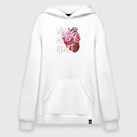 Худи SuperOversize хлопок с принтом Wild at heart в городе Новоалтайск, 70% хлопок, 30% полиэстер, мягкий начес внутри | карман-кенгуру, эластичная резинка на манжетах и по нижней кромке, двухслойный капюшон
 | 8 марта | лучшая в мире | мама | подарок | подарок женщине | подарок любимым | подарок на 8 марта | самая лучшая  в мире | семья