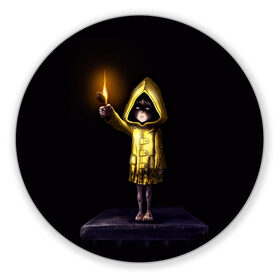 Коврик для мышки круглый с принтом Little Nightmares 2 огонь в городе Новоалтайск, резина и полиэстер | круглая форма, изображение наносится на всю лицевую часть | little nightmares | little nightmares 2 | игра | литл нигмарес | литл нигмарес 2 | литл нигхтмарес | литл нигхтмарес 2 | огонь | ужас | хоррор