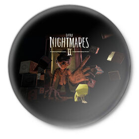 Значок с принтом Little Nightmares 2 сторож в городе Новоалтайск,  металл | круглая форма, металлическая застежка в виде булавки | little nightmares | little nightmares 2 | игра | литл нигмарес | литл нигмарес 2 | литл нигхтмарес | литл нигхтмарес 2 | сторож | ужас | хоррор