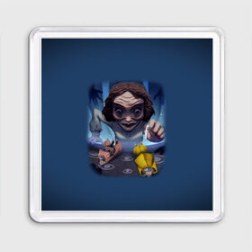 Магнит 55*55 с принтом Little Nightmares 2 училка в городе Новоалтайск, Пластик | Размер: 65*65 мм; Размер печати: 55*55 мм | little nightmares | little nightmares 2 | игра | литл нигмарес | литл нигмарес 2 | литл нигхтмарес | литл нигхтмарес 2 | ужас | училка | учительница | хоррор