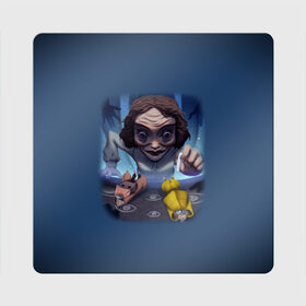 Магнит виниловый Квадрат с принтом Little Nightmares 2 училка в городе Новоалтайск, полимерный материал с магнитным слоем | размер 9*9 см, закругленные углы | little nightmares | little nightmares 2 | игра | литл нигмарес | литл нигмарес 2 | литл нигхтмарес | литл нигхтмарес 2 | ужас | училка | учительница | хоррор