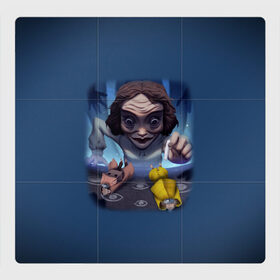 Магнитный плакат 3Х3 с принтом Little Nightmares 2 училка в городе Новоалтайск, Полимерный материал с магнитным слоем | 9 деталей размером 9*9 см | little nightmares | little nightmares 2 | игра | литл нигмарес | литл нигмарес 2 | литл нигхтмарес | литл нигхтмарес 2 | ужас | училка | учительница | хоррор