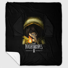 Плед с рукавами с принтом Little Nightmares 2 Тссс в городе Новоалтайск, 100% полиэстер | Закругленные углы, все края обработаны. Ткань не мнется и не растягивается. Размер 170*145 | little nightmares | little nightmares 2 | игра | литл нигмарес | литл нигмарес 2 | литл нигхтмарес | литл нигхтмарес 2 | огонь | тссс | ужас | хоррор | шестая