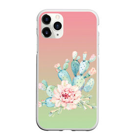 Чехол для iPhone 11 Pro Max матовый с принтом суккулент градиент в городе Новоалтайск, Силикон |  | акварель | акварельный | весна | кактус | мило | природа | растение | рисунок | суккулент | сукулент | цветение | цветок | цветущий | цветы