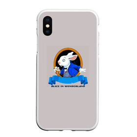 Чехол для iPhone XS Max матовый с принтом страна чудес в городе Новоалтайск, Силикон | Область печати: задняя сторона чехла, без боковых панелей | Тематика изображения на принте: алиса | мышь в стране чудес | очень странные | стране чудес | чудеса