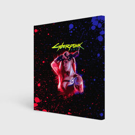 Холст квадратный с принтом Cyberpunk 2077 девушка в городе Новоалтайск, 100% ПВХ |  | cyberpunk 2077 | hacker | maelstrom | militech | quadra | samurai | sci fi | technology | trauma team | v | будущее | игра | иероглифы | киану ривз | кибер | киберпанк | киборг | киборги | корпорация | лого | милитек | панк | роботы | самурай | т