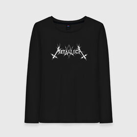 Женский лонгслив хлопок с принтом Metallica/Mayhem в городе Новоалтайск, 100% хлопок |  | mayhem | metallica | метал | музыка | рок