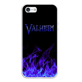 Чехол для iPhone 5/5S матовый с принтом Valheim в городе Новоалтайск, Силикон | Область печати: задняя сторона чехла, без боковых панелей | 2021 | valheim | валхейм | валхем | велхейм | игра | огонь