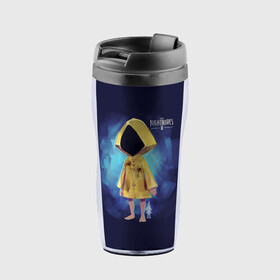 Термокружка-непроливайка с принтом Шестая из little Nightmares в городе Новоалтайск, внутренняя часть — пищевой пластик, наружная часть — прозрачный пластик, между ними — полиграфическая вставка с рисунком | объем — 350 мл, герметичная крышка | little nightmares | little nightmares 2 | игра | литл нигмарес | литл нигмарес 2 | литл нигхтмарес | литл нигхтмарес 2 | ужас | хоррор | шестая