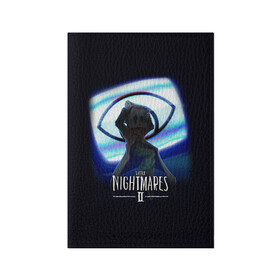 Обложка для паспорта матовая кожа с принтом Little Nightmares 2 MONO  в городе Новоалтайск, натуральная матовая кожа | размер 19,3 х 13,7 см; прозрачные пластиковые крепления | little nightmares | little nightmares 2 | mono | игра | литл нигмарес | литл нигмарес 2 | литл нигхтмарес | литл нигхтмарес 2 | моно | ужас | хоррор