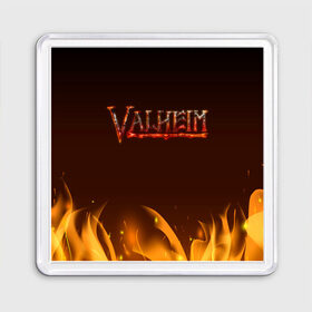 Магнит 55*55 с принтом Valheim: Вальхейм выживание. в городе Новоалтайск, Пластик | Размер: 65*65 мм; Размер печати: 55*55 мм | Тематика изображения на принте: fejd | valheim | вальхейм | викинг | викинги | выживание | выживач | игра