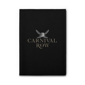 Обложка для автодокументов с принтом Карнивал Роу - Carnival Row в городе Новоалтайск, натуральная кожа |  размер 19,9*13 см; внутри 4 больших “конверта” для документов и один маленький отдел — туда идеально встанут права | Тематика изображения на принте: carnival row | волшебный | исторический | карнивал роу | крылья | лого | логотип | подарок | сериал | сказка | фея | черный | шляпа