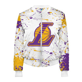 Женский бомбер 3D с принтом Kobe Bryant в городе Новоалтайск, 100% полиэстер | застегивается на молнию, по бокам два кармана без застежек, мягкие манжеты, по низу бомбера и на воротнике — эластичная резинка | 24 | kobe | kobe bean bryant | lakers | los angeles | американский баскетболист | баскетбол | баскетболист | коби | коби бин брайант | лейкерс | лос анджелес | нью йорк