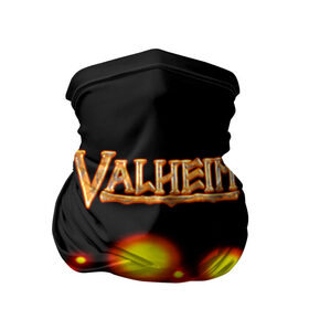 Бандана-труба 3D с принтом Valheim в городе Новоалтайск, 100% полиэстер, ткань с особыми свойствами — Activecool | плотность 150‒180 г/м2; хорошо тянется, но сохраняет форму | Тематика изображения на принте: game | logo | valheim | viking | валхейм | вальхейм | викинги | игра valheim | игры | логотипы игр | приключения | скандинавская мифология | фэнтези | экшн