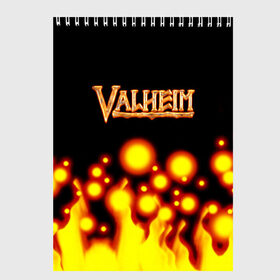 Скетчбук с принтом Valheim в городе Новоалтайск, 100% бумага
 | 48 листов, плотность листов — 100 г/м2, плотность картонной обложки — 250 г/м2. Листы скреплены сверху удобной пружинной спиралью | game | logo | valheim | viking | валхейм | вальхейм | викинги | игра valheim | игры | логотипы игр | приключения | скандинавская мифология | фэнтези | экшн