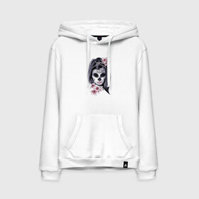 Мужская толстовка с принтом Skull Girl в городе Новоалтайск, френч-терри, мягкий теплый начес внутри (100% хлопок) | карман-кенгуру, эластичные манжеты и нижняя кромка, капюшон с подкладом и шнурком | art | body | bones | dead | drawing | face | graffiti | head | roses | skeleton | skul | skull | ад | арт | голова | граффити | зло | кости | лицо | металл | нарисованный | розы | рок | скелет | скул | скулл | три черепа | тьма