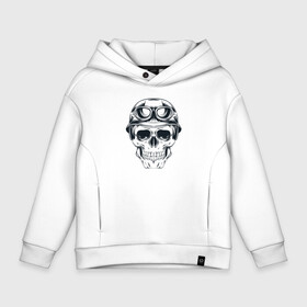 Детское худи Oversize хлопок с принтом Skull pilot в городе Новоалтайск, френч-терри — 70% хлопок, 30% полиэстер. Мягкий теплый начес внутри —100% хлопок | боковые карманы, эластичные манжеты и нижняя кромка, капюшон на магнитной кнопке | Тематика изображения на принте: art | body | bones | dead | drawing | face | graffiti | head | roses | skeleton | skul | skull | ад | арт | голова | граффити | зло | кости | лицо | металл | нарисованный | розы | рок | скелет | скул | скулл | три черепа | тьма