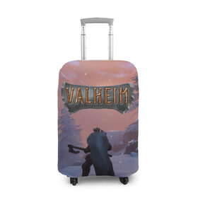 Чехол для чемодана 3D с принтом Valheim в городе Новоалтайск, 86% полиэфир, 14% спандекс | двустороннее нанесение принта, прорези для ручек и колес | fantasy | mmo | valheim | valve | валхейм | викинги | выживалка | игра | королевская битва | ммо | ролевая игра | фэнтази