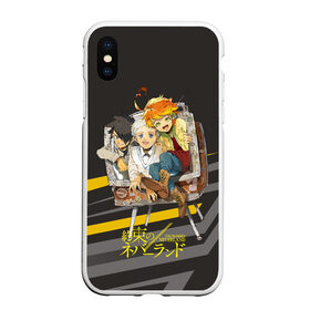 Чехол для iPhone XS Max матовый с принтом Обещанный Неверленд в городе Новоалтайск, Силикон | Область печати: задняя сторона чехла, без боковых панелей | Тематика изображения на принте: yakusoku no neverland | аниме | аниме персонаж | анимесериал | бесконечное лето | грейс филд | норман | обещанная страна грёз | обещанный неверленд | эмма