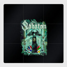 Магнитный плакат 3Х3 с принтом SABATON в городе Новоалтайск, Полимерный материал с магнитным слоем | 9 деталей размером 9*9 см | dark | hardcore | heroes | history | metal | music | punk | rock | sabaton | sweden | war | война | герои | история | музыка | рок | сабатон | швеция