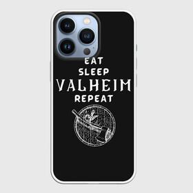 Чехол для iPhone 13 Pro с принтом Eat Sleep Valheim Repeat в городе Новоалтайск,  |  | elder | loki | odin | the | thor | valheim | биврёст | валхейм | вальхейм | викинги | всеотец | дракар | древний | древо | ётун | йотун | локи | мира | один | тор | фенир | хель | черный лес | эйктюр