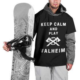 Накидка на куртку 3D с принтом Keep calm and play Valheim в городе Новоалтайск, 100% полиэстер |  | Тематика изображения на принте: elder | loki | odin | the | thor | valheim | биврёст | валхейм | вальхейм | викинги | всеотец | дракар | древний | древо | ётун | йотун | локи | мира | один | тор | фенир | хель | черный лес | эйктюр