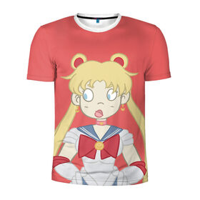 Мужская футболка 3D спортивная с принтом Sailor Moon Сейлор Мун в городе Новоалтайск, 100% полиэстер с улучшенными характеристиками | приталенный силуэт, круглая горловина, широкие плечи, сужается к линии бедра | anime | sailor moon | аниме | анимэ | венера | луна | лунная призма | марс | сейлор мун | серебрянное тысячелетие | серенити | сэйлор | усаги цукино | чиби мун | эндимион
