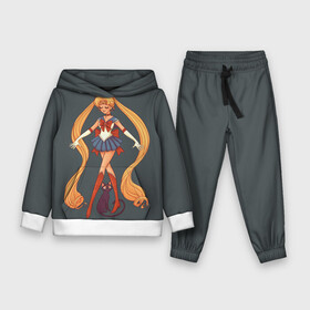Детский костюм 3D (с толстовкой) с принтом Sailor Moon | Сейлор Мун в городе Новоалтайск,  |  | anime | sailor moon | аниме | анимэ | венера | луна | лунная призма | марс | сейлор мун | серебрянное тысячелетие | серенити | сэйлор | усаги цукино | чиби мун | эндимион