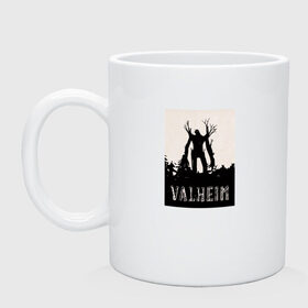 Кружка керамическая с принтом Valheim - The Elder в городе Новоалтайск, керамика | объем — 330 мл, диаметр — 80 мм. Принт наносится на бока кружки, можно сделать два разных изображения | game | the elder | valheim | валхейм | древний | игра | монстр