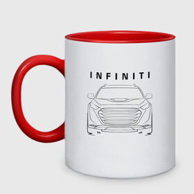 Кружка двухцветная с принтом Infinity | Инфинити (+спина) в городе Новоалтайск, керамика | объем — 330 мл, диаметр — 80 мм. Цветная ручка и кайма сверху, в некоторых цветах — вся внутренняя часть | auto | g35 | g37 | infinity | m56 | qx56 | qx80 | авто | автомобиль | ам | инфинити | инфинитиводы | мажоры | машина | машины | нисан | ниссан | папа | папа с сыном | папочка | спорт | сын | сынок | финик
