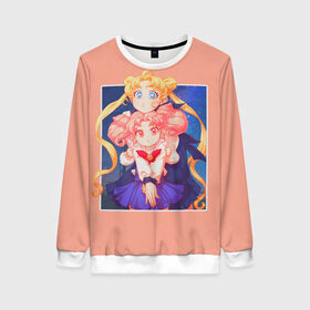 Женский свитшот 3D с принтом Sailor Moon Сейлор Мун в городе Новоалтайск, 100% полиэстер с мягким внутренним слоем | круглый вырез горловины, мягкая резинка на манжетах и поясе, свободная посадка по фигуре | anime | sailor moon | аниме | анимэ | венера | луна | лунная призма | марс | сейлор мун | серебрянное тысячелетие | серенити | сэйлор | усаги цукино | чиби мун | эндимион