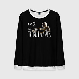 Мужской свитшот 3D с принтом Little Nightmares длиннорукий в городе Новоалтайск, 100% полиэстер с мягким внутренним слоем | круглый вырез горловины, мягкая резинка на манжетах и поясе, свободная посадка по фигуре | little nightmares | little nightmares 2 | длиннорукий | игра | литл нигмарес | литл нигмарес 2 | литл нигхтмарес | литл нигхтмарес 2 | ужас | хоррор