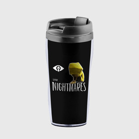 Термокружка-непроливайка с принтом Little Nightmares 2 шестая в городе Новоалтайск, внутренняя часть — пищевой пластик, наружная часть — прозрачный пластик, между ними — полиграфическая вставка с рисунком | объем — 350 мл, герметичная крышка | little nightmares | little nightmares 2 | игра | литл нигмарес | литл нигмарес 2 | литл нигхтмарес | литл нигхтмарес 2 | ужас | хоррор | шестая