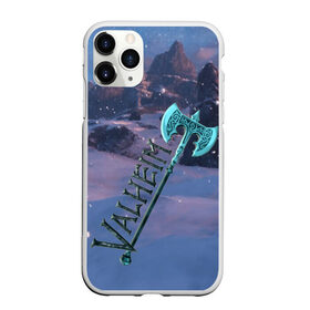 Чехол для iPhone 11 Pro матовый с принтом Valheim лого с секирой в городе Новоалтайск, Силикон |  | p2p | pvp | valheim | валхейм | викинг | викинги | выживание | градиент | лого | песочница | сага | секира | скандинавы | сурвайвал | топор