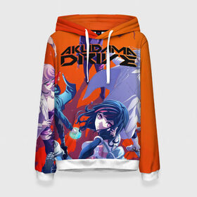 Женская толстовка 3D Акудама Драйв: в городе Новоалтайск, 100% полиэстер  | двухслойный капюшон со шнурком для регулировки, мягкие манжеты на рукавах и по низу толстовки, спереди карман-кенгуру с мягким внутренним слоем. | akudama drive | anime | japan | manga | tomoyo kurosawa | акудама драйв | аниме | манга