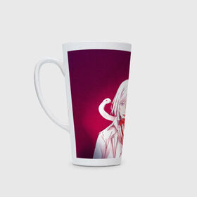 Кружка Латте Акудама Драйв: в городе Новоалтайск, Белая керамика | Объем 480 мл; Высота 150 мм; Диаметр 90 мм | akudama drive | anime | japan | manga | tomoyo kurosawa | акудама драйв | аниме | манга